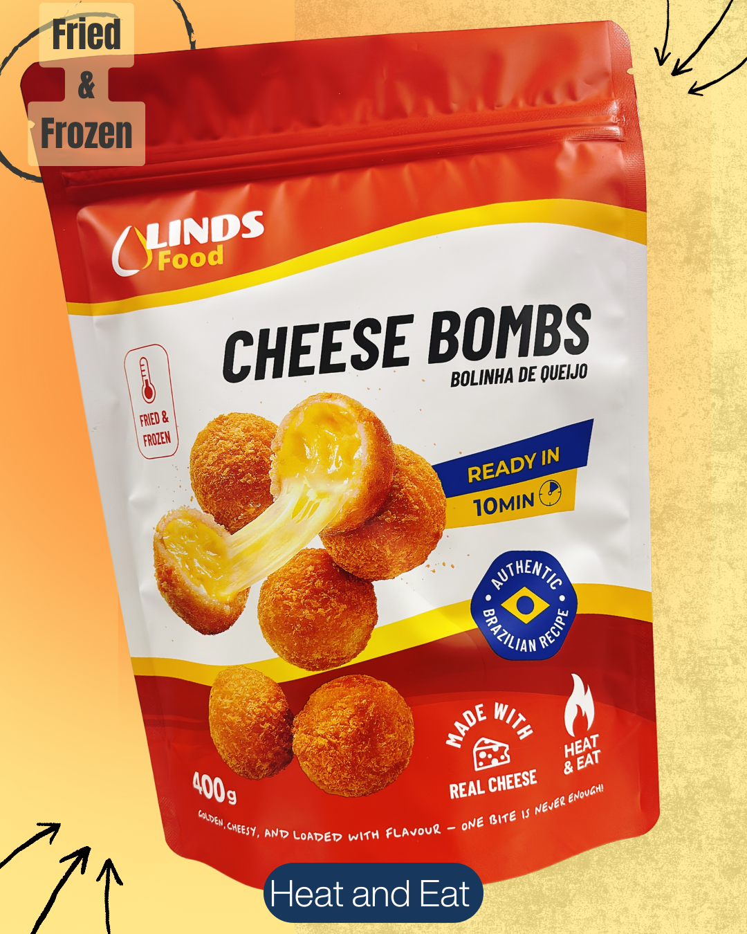 Bolinha de Queijo -  Fritos e Congelados